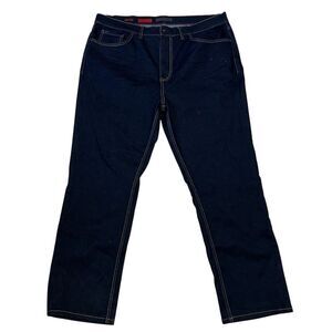 Gramicii Straight Denim Jeans Dark Wash 40x32